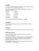 Alcanos. Nomenclatura alcanos (ramificaciones)