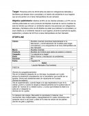 Objetivo y cuña publicitaria