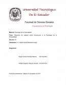 Desarrollo de material sobre Introducción a la Psicología de la Personalidad