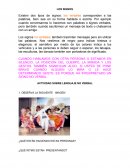 LOS SIGNOS ACTIVIDAD SOBRE LENGUAJE NO VERBA