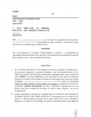 Formato de Alegatos en Materia Mercantil