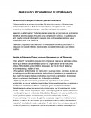 PROBLEMÁTICA ÉTICA SOBRE USO DE FITOFÁRMACOS