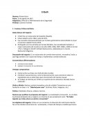 Dirección y Administración de la Seguridad