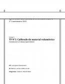 Calibrado de material volumetrico