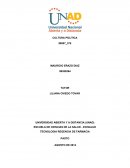 Trabajo de reconocimiento. CULTURA POLITICA