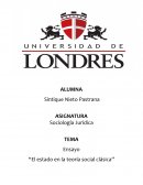 Ensayo “El estado en la teoría social clásica”