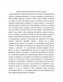 ENSAYO ADMINISTRACION POR OBJETIVOS (APO)