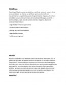 Misión objetivo y vision de un restaurante