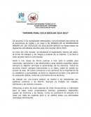 Informe final