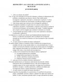DEFINICIÓN Y ALCANCE DE LA INVESTICACION A REALIZAR (CUESTIONARIO)