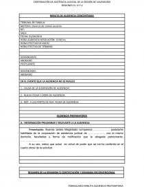 Minuta Divorcio. Página 1