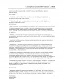 Alcoholismo y análisis del concepto salud - enfermedad según castellanos