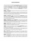 Contrato de Arrendamiento