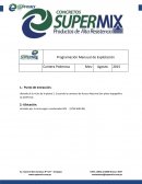 Plan de explotación Cantera