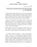 RELACION LABORAL O GUERRA SILENCIOSA