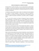 Cultura de transparencia y rendición de cuentas