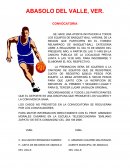 Convocatoria