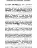 CONTRATO PRIVADO DE ARRENDAMIENTO DE UN INMUEBLE