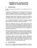 INFORME FINAL ACCION RECICLAJE