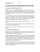 El Controvertido Descubrimiento del Vanadio