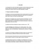 Campo de estudio de la biología