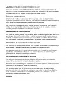 RELACIONES PACIENTE-PROVEEDOR DE SERVICIOS DE SALUD