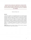 Agricultura familiar campesina: interacción entre agricultores campesinos con programas estatales de fomento productivo en la comuna de Yumbel