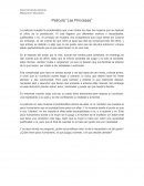 Ensayo de la pelìcula "princesas"