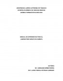 MANUAL DE EXPERIENCIAS PARA EL LABORATORIO BÁSICO DE QUÍMICA