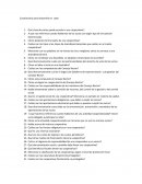 Cuestionario para material de cooperativismo