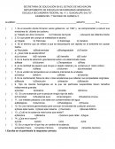 Examen de Quimica bloque 1