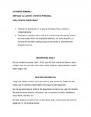Actividad Servicio al cliente: un reto personal