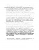 ¿Qué opina del sistema de educación en nuestro país, considera que el Estado garantiza el derecho fundamental a la educación?