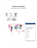 TRABAJO DE RELIGIÓN “EL SER HUMANO FRENTE A LAS RELIGIONES”