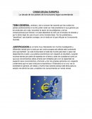 CRISIS DEUDA EUROPEA