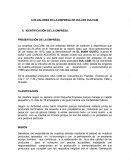 LOS VALORES EN LA EMPRESA DE DULCES DULCAM.