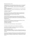 Descripción del producto o servicio: