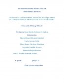 Problemas de la vida política, económica, social y cultural