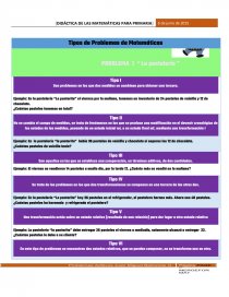 DIDÁCTICA DE LAS MATEMÁTICAS PARA PRIMARIA. Página 1