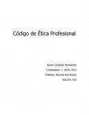 Ética profesional del Contador Público