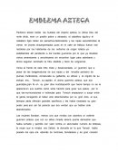 Emblema Azteca (Composicion a los simbolos patrios)