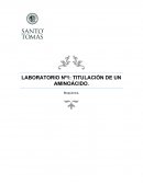 LABORATORIO Nº1: TITULACIÓN DE UN AMINOÁCIDO
