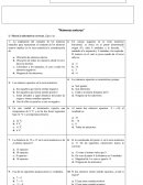 Números enteros. 8° Básico