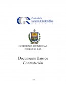 GOBIERNO MUNICIPAL DE BATALLAS Documento Base de Contratación