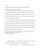 UNIDAD 1 “INTRODUCCIÓN A LOS SISTEMAS DE GESTIÓN DE LA CALIDAD”