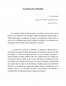 La Esencia de la Filosofía