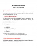 Métodos básicos de enseñanza