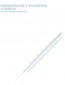 Democracia y filosofia clasica