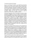 LA IMPORTANCIA DEL DESARROLLO DEL LENGUAJE