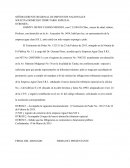 Contenido del memorial bolivia